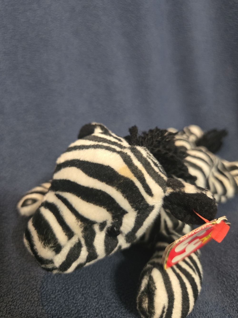 Ty Beanie Baby Ziggy Zebra 1995 Style 4063 With Tag - Picture 3 of 9